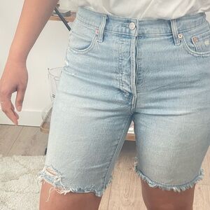 GAP Light Blue Denim Bermuda Shorts